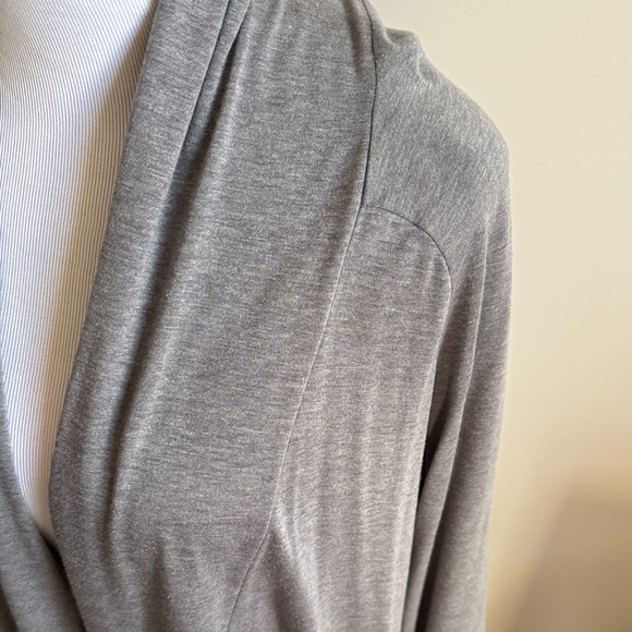 Rampage Gray Open Front Cardigan - Picture 2 of 4